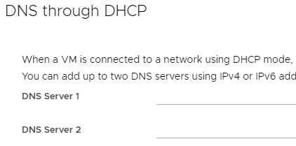 DNS through DHCP