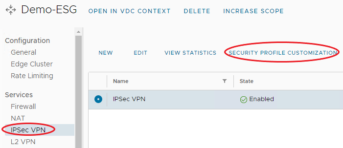 IPSec VPN Profile