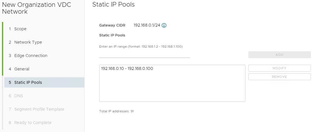New Routed Network Pools